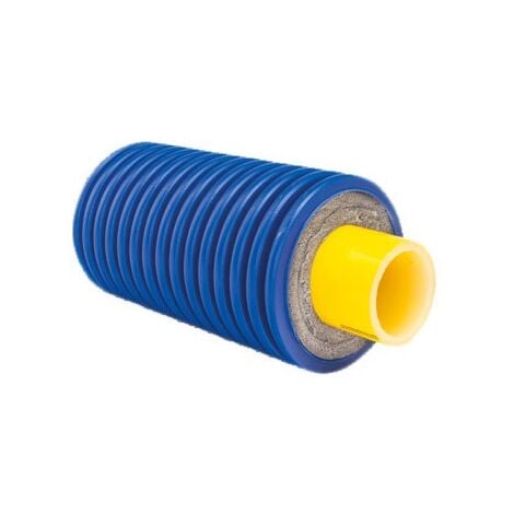 WATTS MICROFLEX UNO PRIMO Tubazione flessibile preisolata Microflex ø125 / 40x3.7 mm PN6 per impianti di riscaldamento e raffrescamento con singolo tubo interno in PEX-a SDR11 con barriera antiossigeno (DIN
