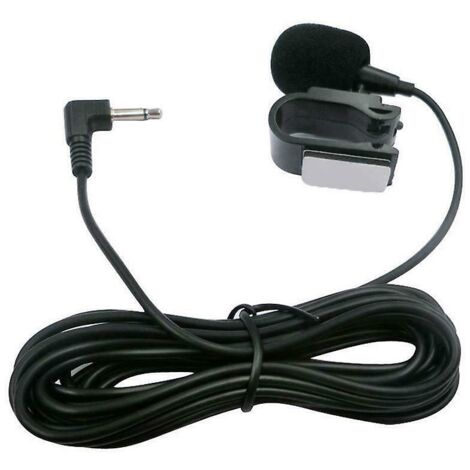 Micrófono Externo portátil para automóvil de 3.5 mm para Radio estéreo para automóvil Bluetooth  Micrófono Externo para Reproductor de GPS Audio DVD habilitado