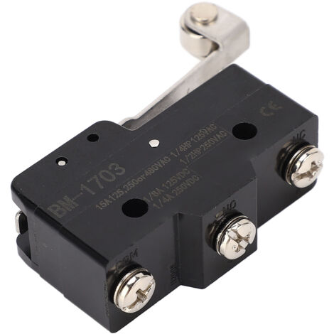 Microinterruptor BM 1703 - Contacto de plata y conductor de cobre 250 VCA