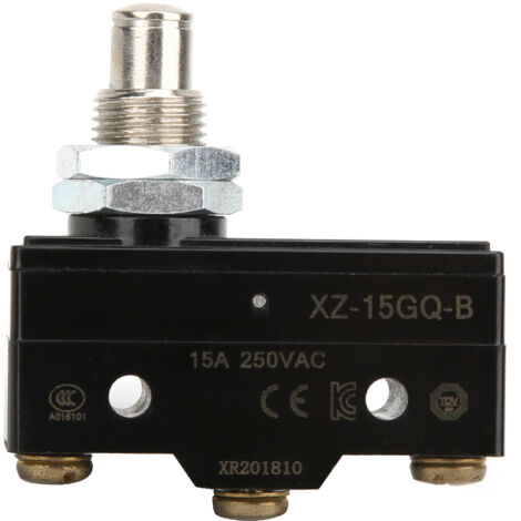 Microinterruptor de límite - 15A 3 pines - XZ-15GQ B - Montaje en panel con émbolo de rodillo