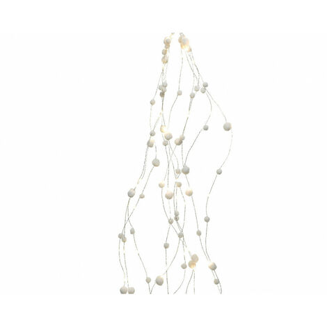 Microled 100L Cluster di Fiocchi di Neve a LED 135 cm Bianco Caldo