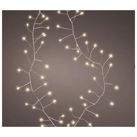 Microled Lampe kompakt 120cm 100L Silber/Weiß