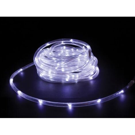 Microlight LED - 6 m - 120 LEDs - Weiß - transparentes Kabel - 12 V