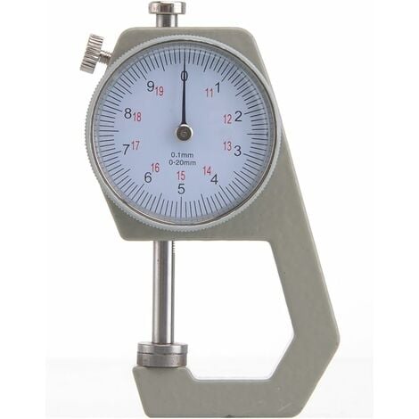 Micromètre mécanique pour mesure d’épaisseur de papier/cuir 0 – 20 mm