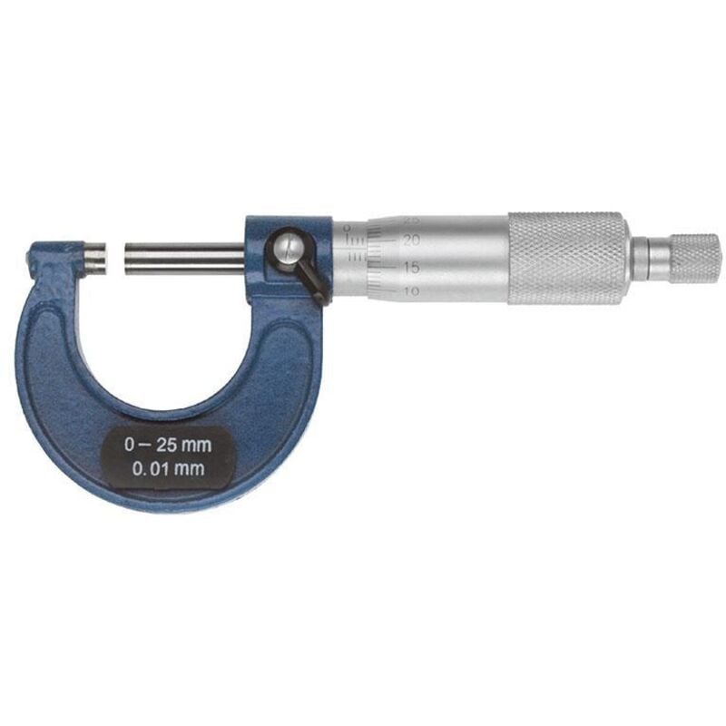 Fervi - Micrometro centesimale per esterni 0 - 25 mm m033/00/25