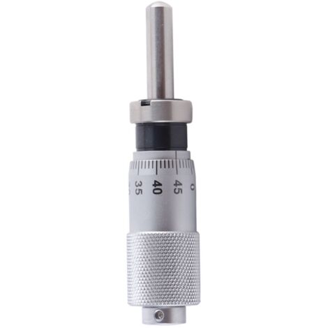 Micrómetro de cabeza esférica de 0-13 mm con tuerca para el ajuste preciso de dispositivos y máquinas ópticas.