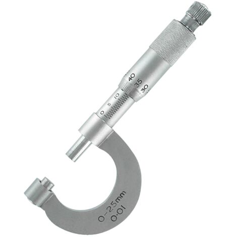 MICROMETRO DE EXTERIORES 0 - 25mm alta precision incrementos 0,01mm