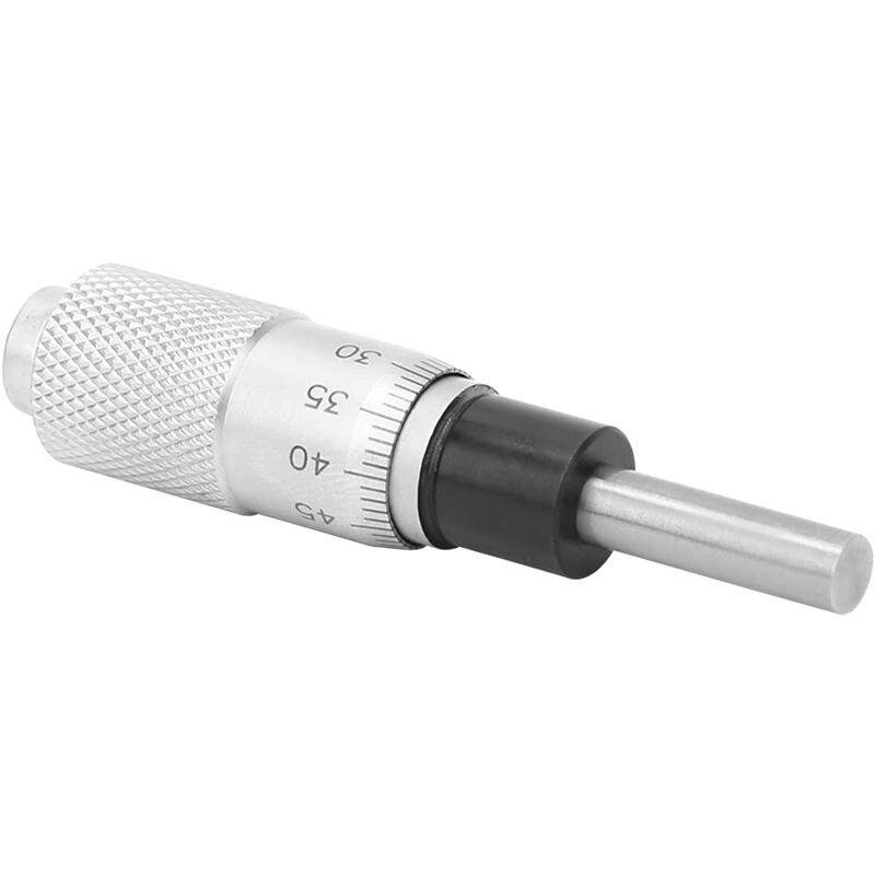 Micrómetro interior Csparkv micrómetro de cabeza plana/esférica de 0 a 13 mm para ajuste fino de varios instrumentos de precisión (cabeza plana)