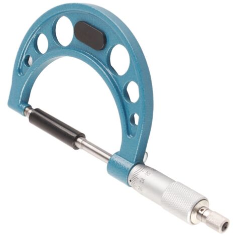Micrometro, micrometro esterno da 0,01 mm con chiave, micrometro per spessore in acciaio inossidabile (50-75 mm)