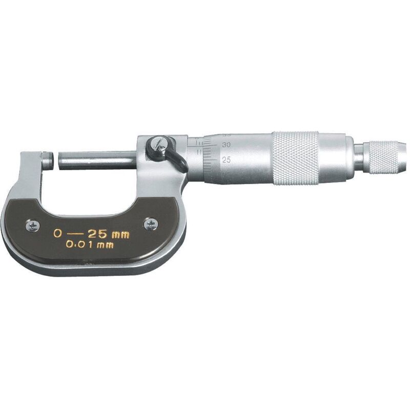 Micrometro per esterni 0-25 mm, centesimale
