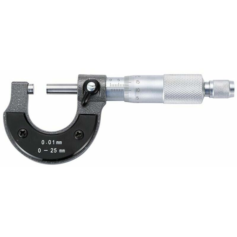 Image of Tools - Micrometro Spessimetro 0,01 a 0-25 Mm Micro Metro Calibro Misura Misurazioni