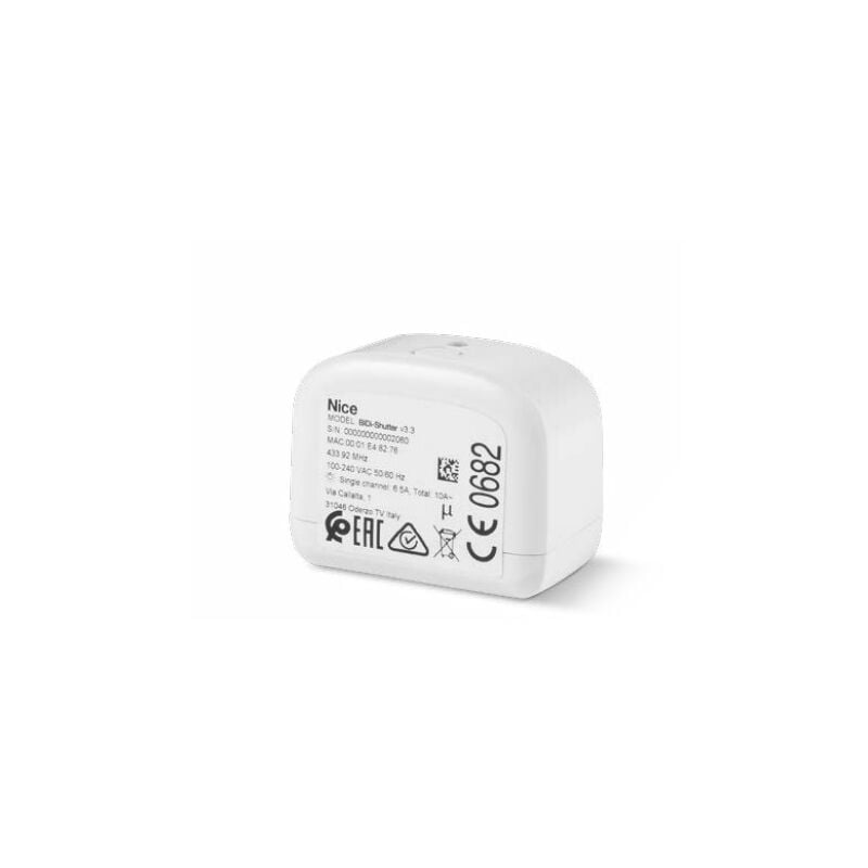 Nice - Micromodule / Micro-récepteur pour volet roulant et stores - connectée Yubii Home - Bidi-Switch