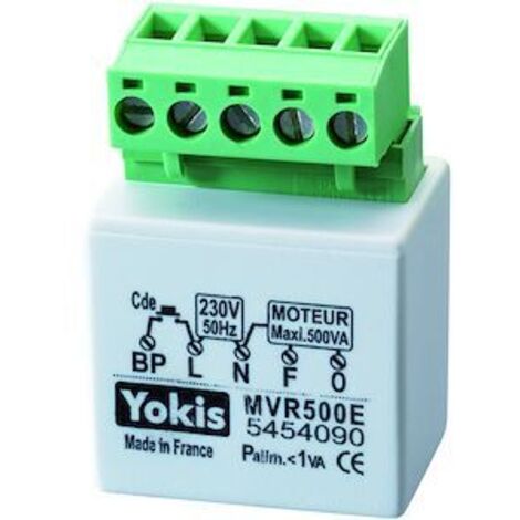 Micromodule volet roulant filaire encastré 500W