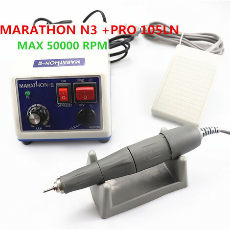 Micromoteur de MARATHON N3 + PRO 105LN 210 tr/min, pièce à main droite et à contre-Angle, laboratoire dentaire, 50000,vert clair
