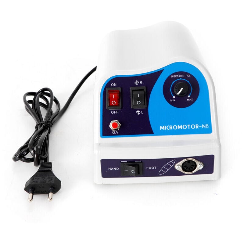 Senderpick - Micromotor Polisseur à pédale Marathon 45 000 tr/min Pièce à main à grande vitesse pour le meulage, le polissage et la sculpture Système