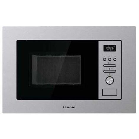 Microondas 20L 800W Hisense BIM320G41X Integrable Grill Inox