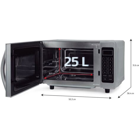 Microondas 25L ORBEGOZO MI 2580 PR 25 L PROFESIONAL REF 18165 Ino