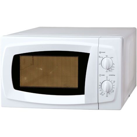Microondas con Grill Blanco 700W 20L Kuken