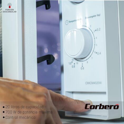 MICROONDAS CORBERO CMICM4020W 20L 700W