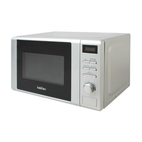 Microondas digital 20L HABITEX CMD20C Cromado 700W - talla