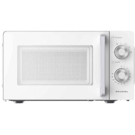 Microondas Grunkel MW-20MG/ 700W/ Capacidad 20L/ Blanco