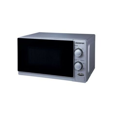 Microondas Infiniton MW-1121A 20L 700W con Grill Acabado Plata