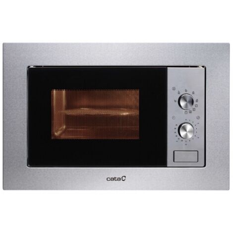 Microondas Integrable 20L 800W con Grill 100W CATA MC-20 IX Inox