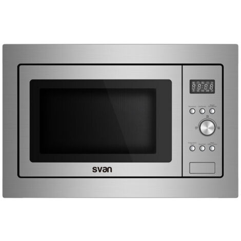 Microondas Integrable SVAN SMWI2701DGX   700W, 1000W, 20L, Inox