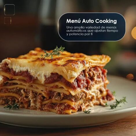 Microondas Moderno 28L 900W 1200W HYUNDAI HMWAF28900GN Negro