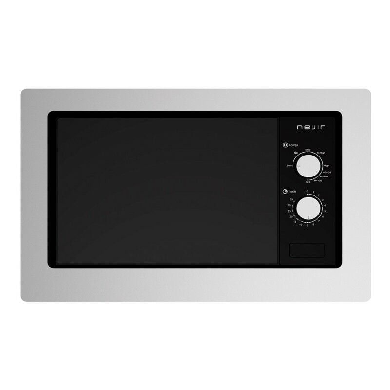 Microondas Integrable Nevir NVR-6320MEGS Inox Negro 21L