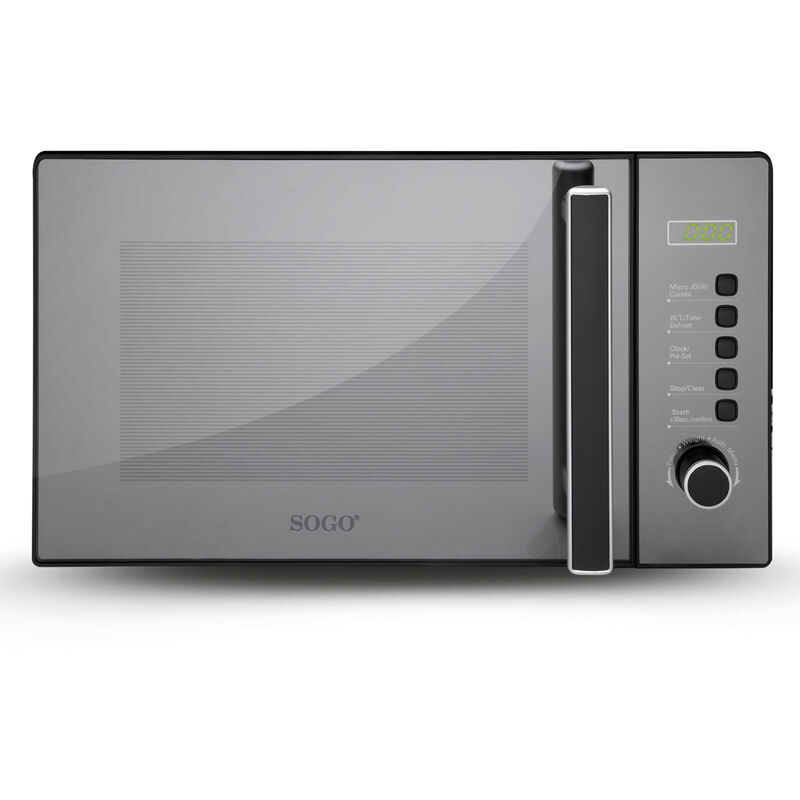

Microondas Pantalla LED Digital 700W, Función Descongelación, 20L, 8 Funciones