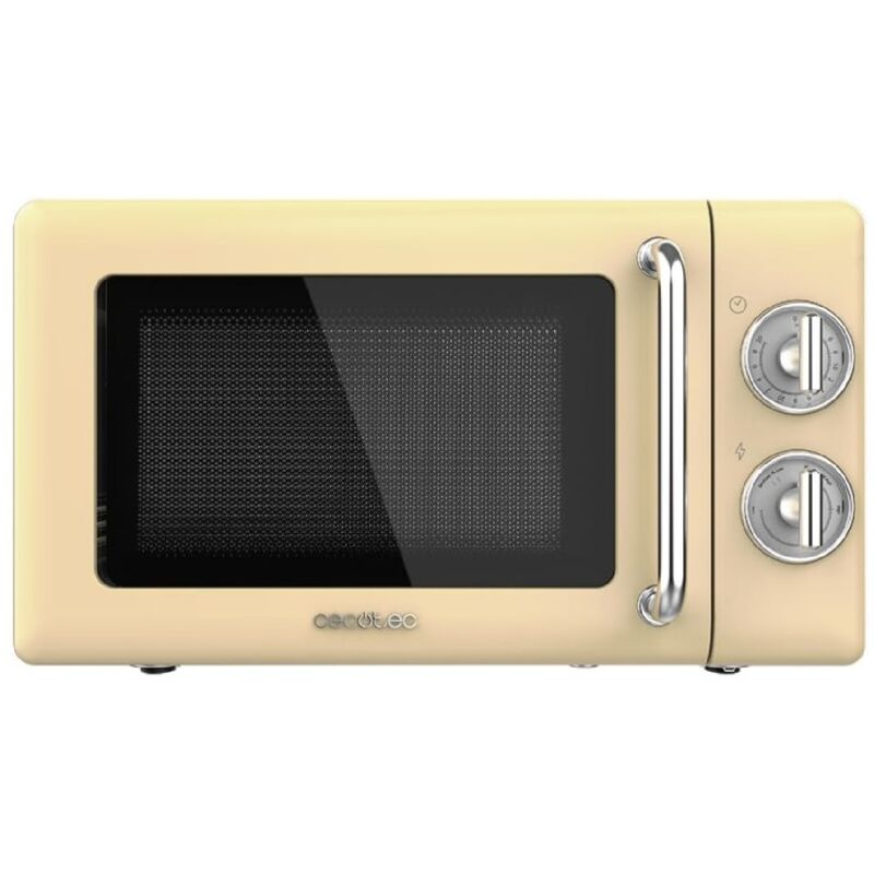 Cecotec - ProClean 3010 Retro Yellow Forno a microonde meccanico of 20 l y 700 w.