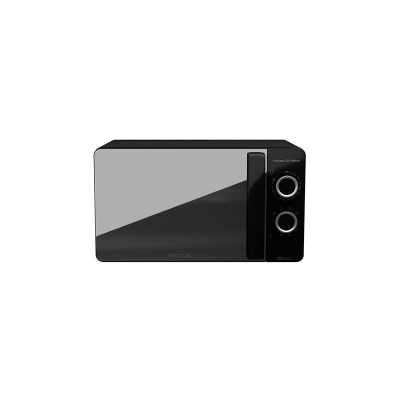 Image of Cecotec - Microwave Black ProClean 3140 Mirror. 700 w con 6 livelli, Grill 800W, 20L, rivestimento Ready2Clean per una migliore pulizia, tecnologia