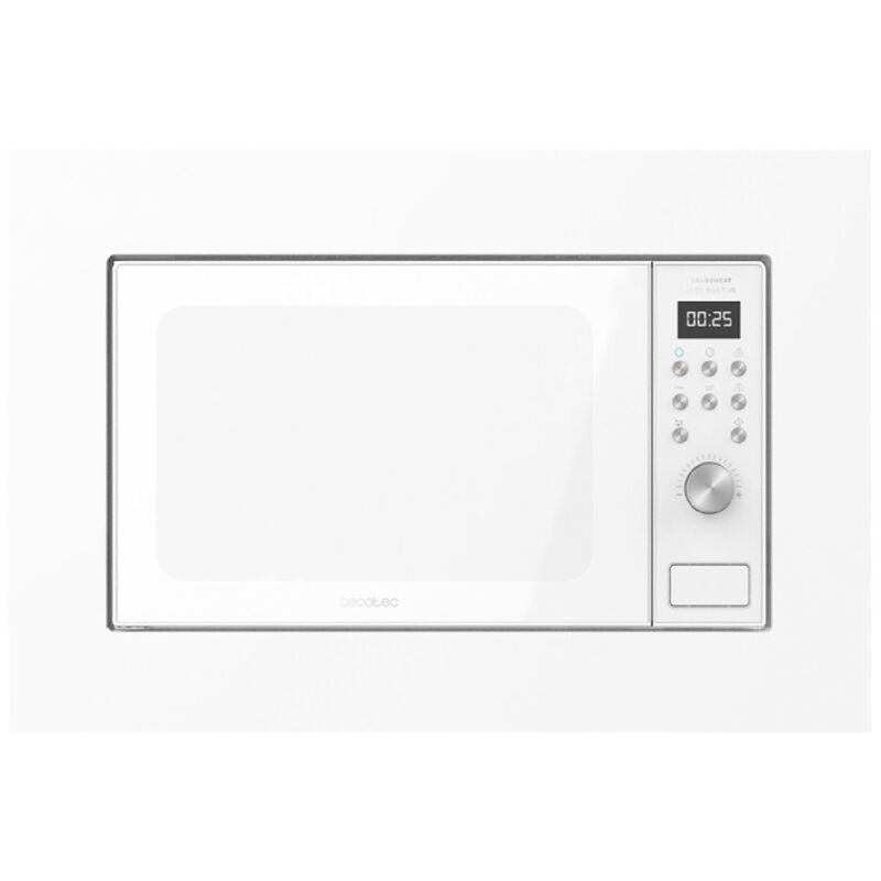 Forno digitale a microonde da incasso de di 20 litri di capacità congrill e 700 W di potenza.