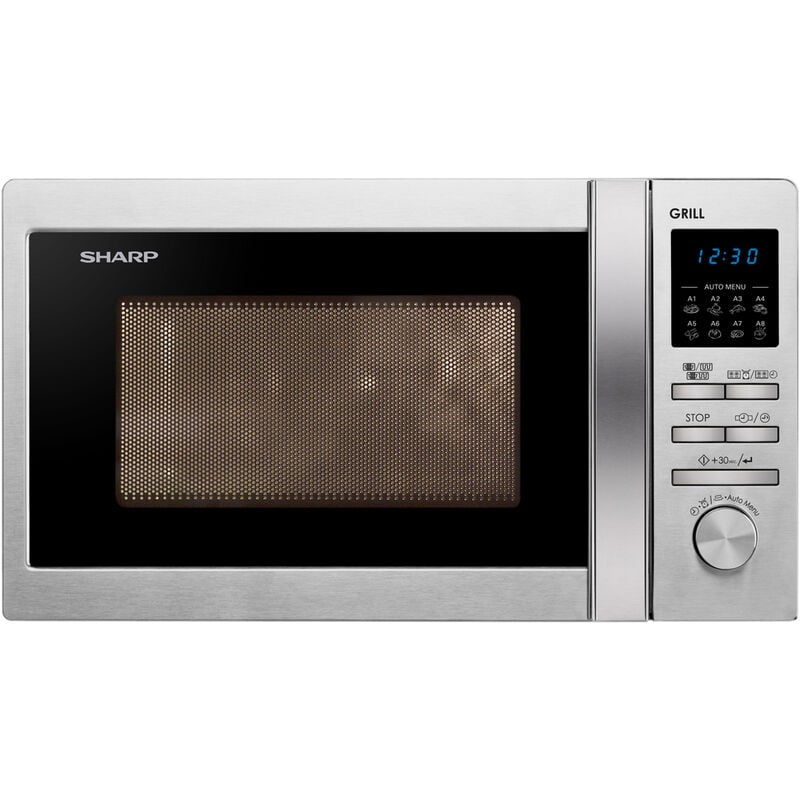 Image of Home Appliances R-622STWE forno a microonde Superficie piana 20 l 800 w Acciaio inossidabile - Sharp
