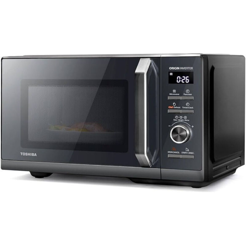 Toshiba, Microonde a Libera Installazione, Nero, MW3 AG25PF, 25 Litri, 900 Watt