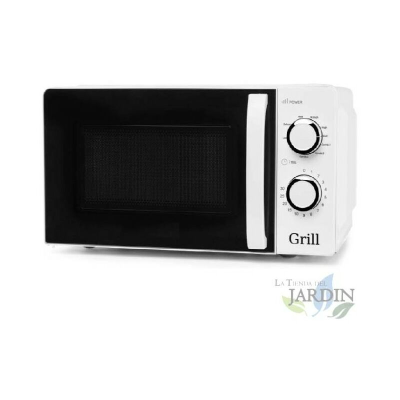 Microonde Orbegozo da 700 W. Capacità 20 L. Grill da 900 W. 9 livelli di potenza.