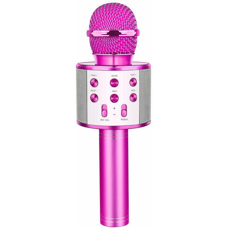 Microphone Bluetooth sans fil pour enfants - Cadeau et jouet