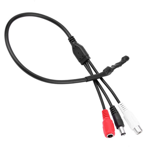 Microphone Haute Sensibilité pour Caméra de Surveillance, Capteur Audio Mini pour Enregistreur DVR