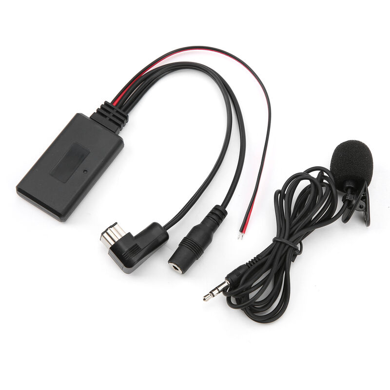 TONYSA Microphone stéréo de voiture avec cble audio AUX Remplacement Bluetooth 5.0 pour Pioneer Radio IPBUS