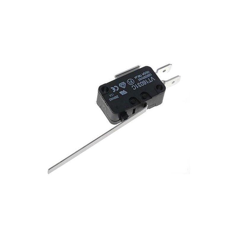 

Microrruptor 16A 250Vac Con Palanca De 54mm Equivalencia Con RL6