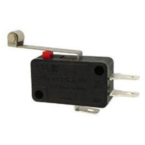 MICRORUPTEUR 12A, LONG LEVIER DE COMMANDE AVEC ROULETTE VELLEMAN MS12-R