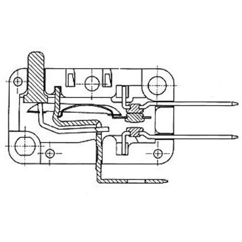 MICRORUPTEUR 12A. SANS LEVIER DE COMMANDE MS12 RI10101
