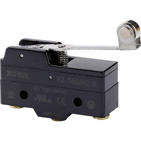 Microrupteur 250 V/DC 15 A 1 x On/(On) XZ-15GW2-B momentané 1 pièce