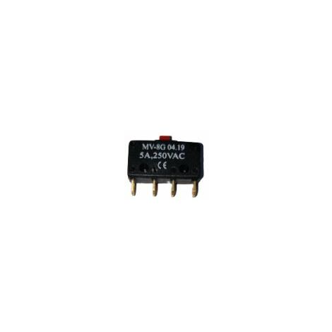 Microrupteur à bouton poussoir RS PRO, A souder, SPDT, 5 A @ 250 V c.a. 250V ( Prix pour 1 )
