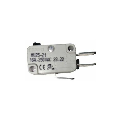 Microrupteur à bouton poussoir RS PRO, Connexion rapide, SPDT, 10 A @ 250 V CA 250V ( Prix pour 1 )