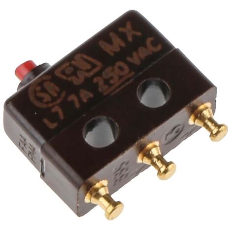 Microrupteur subminiature RS PRO Levier, 1 RT, 4 A @ 28 V c.c., A souder 28 V dc, 250 V ac ( Prix pour 1 )