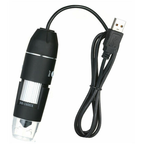Microscope electronique HD de microscope a zoom numerique 1600 fois USB avesupport en metal