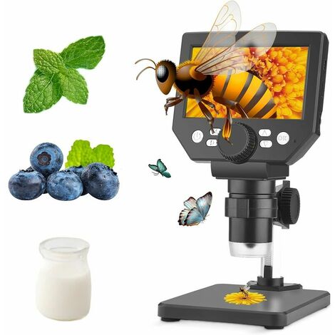 Microscope de Téléphone, Mini Microscope de Poche 400X avec Lumière LED,  Accessoires de Caméra de Microscope Numérique Portable pour Smartphone 14  Pro Max, pour Enfants et Adultes