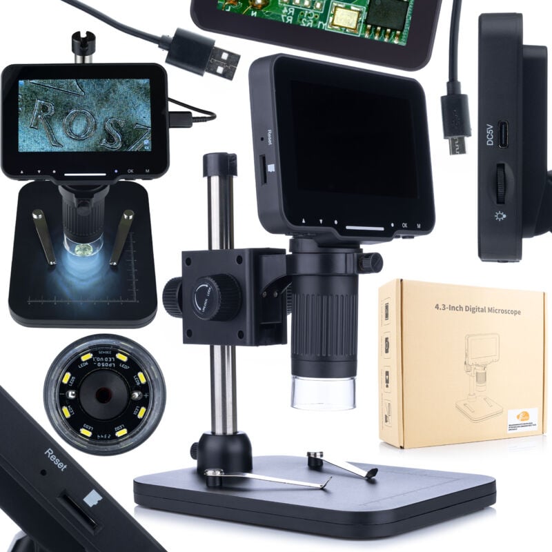 Microscopio digitale con display da 4,3' LP043-Z01C